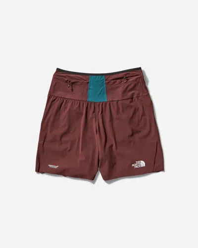 The North Face Men S Undercover Soukuu Trail Run Utility Shorts Bitter Chocolate / Atlantic Deep Blue In Brown