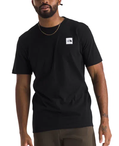 The North Face Men's Short-sleeve Box Logo T-shirt In Black