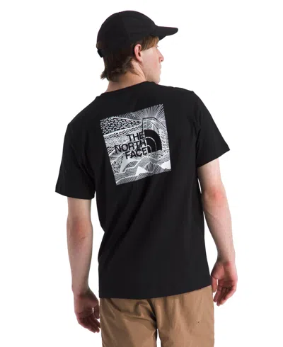 The North Face Men's Short Sleeve Box Never Stop Exploring Celebration T-shirt In Black