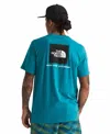 The North Face Men's Short Sleeve Core Box Never Stop Exploring T-shirt In Digital Steel