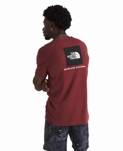 The North Face Men's Short Sleeve Core Box Never Stop Exploring T-shirt In Sumac