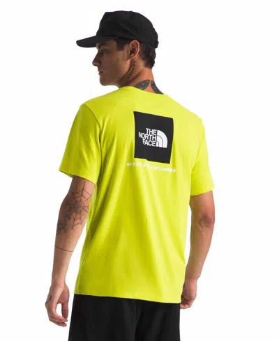 The North Face Men's Short Sleeve Core Box Never Stop Exploring T-shirt In Sulphur Spring Green
