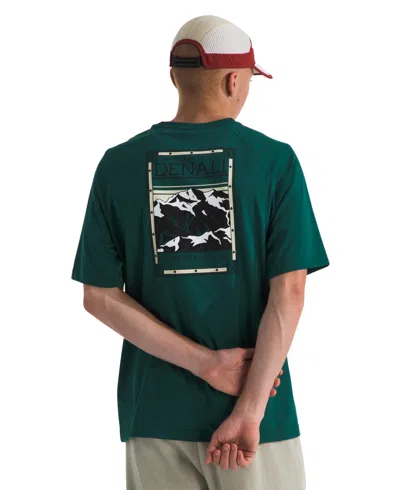 The North Face Men's Short Sleeve T-shirt In Deep Nori