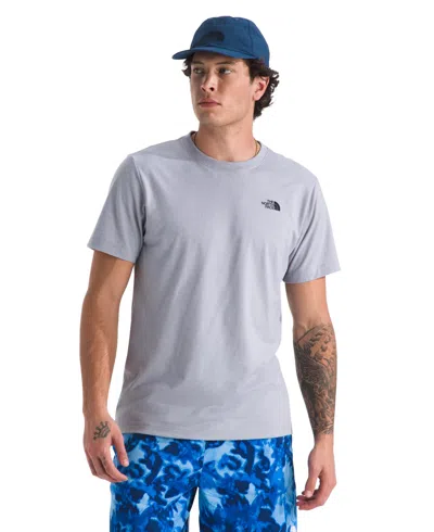 The North Face Men's Short Sleeve Tri-blend T-shirt In Gray
