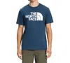 The North Face Half Dome Logo Graphic Tee In Blue