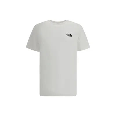 The North Face Man Short Sleeves Simple Dome Tee In White