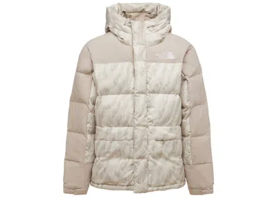 Pre-owned The North Face Men's  1996 Printed Retro Nuptse 550 Fill Jacket In Silver Grey Wooden Tiger Print