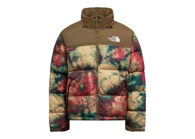 Pre-owned The North Face Men's  1996 Printed Retro Nuptse 700 Fill Packable Jacket In Antelope Tan Ice