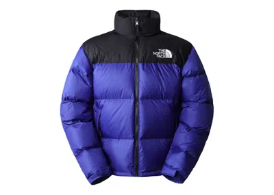 Pre-owned The North Face Men's  1996 Retro Nuptse 700 Fill Packable Jacket In Lapis Blue/black
