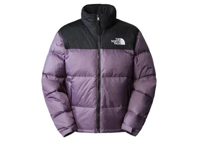 Pre-owned The North Face Men's  1996 Retro Nuptse 700 Fill Packable Jacket In Lunar Slate/tnf Black