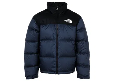 Pre-owned The North Face Men's  1996 Retro Nuptse 700 Fill Packable Jacket In Summit Navy Blue/tnf Black In Multi