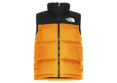 Pre-owned The North Face Men's  1996 Retro Nuptse Vest In Cone Orange