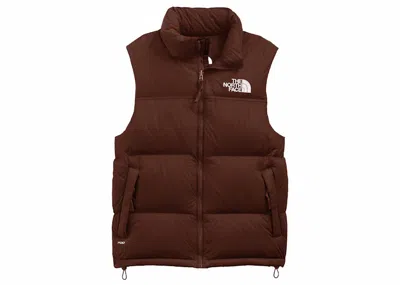 Pre-owned The North Face Men's  1996 Retro Nuptse Vest In Dark Oak