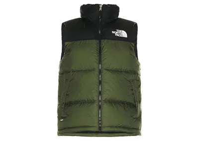 Pre-owned The North Face Men's  1996 Retro Nuptse Vest In Thyme