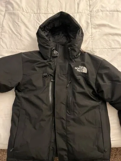 Pre-owned The North Face Men's  Black Summit Series Himalayan 800 Down Parka Jacket