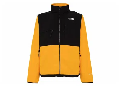 Pre-owned The North Face Men's  Denali Fleece Jacket In Summit Gold/tnf Black
