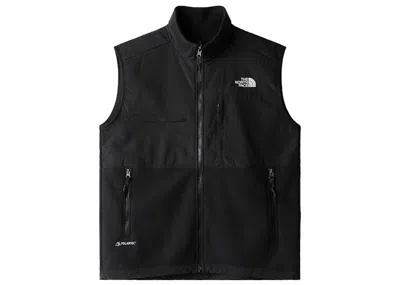 Pre-owned The North Face Men's  Denali Fleece Vest Jacket In Black