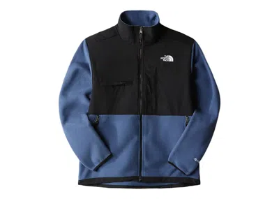 Pre-owned The North Face Men's  Denali Jacket In Shady Blue/black In Multi