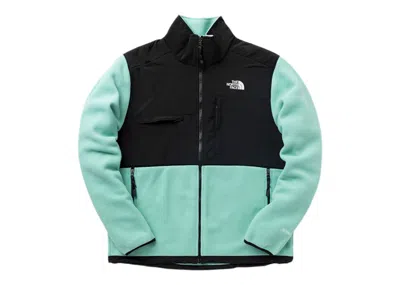 Pre-owned The North Face Men's  Denali Jacket In Wasabi/black In Multi
