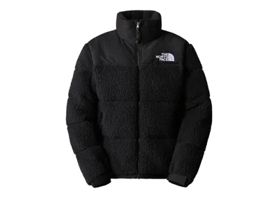 Pre-owned The North Face Men's  High Pile 600 Fill Recycled Waterfowl Down Nuptse Jacket In Tnf Black