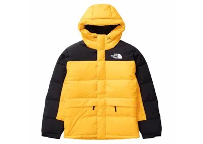 Pre-owned The North Face Men's  Himalayan Down Parka Jacket In Yellow/black