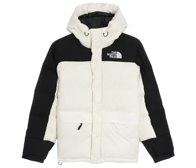 Pre-owned The North Face Men's  Hmlyn Down Parka Jacket In White Black In Multi