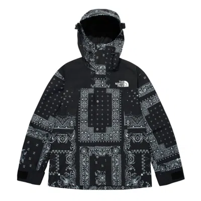 Pre-owned The North Face Men's  Novelty Gtx Paisley Mountain Jacket In Black