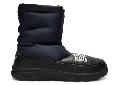 Pre-owned The North Face Men's  Nuptse Bootie Undercover Soukuu Sneakers In Black/aviator Navy Blue In Multi