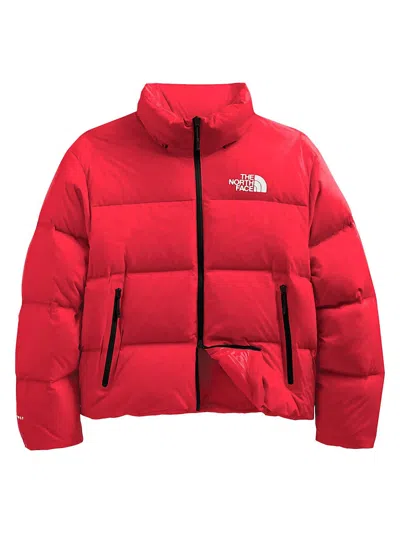 Pre-owned The North Face Men's  Nuptse Rmst Remastered 700 Down Puffer Jacket In Tnf Red