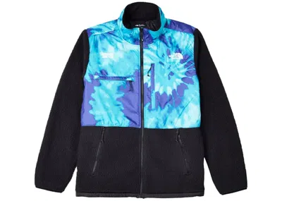 Pre-owned The North Face Men's  Sns Denali Fleece Jacket In Scuba Blue Tie Dye