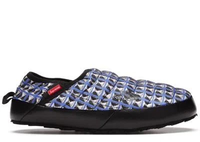 Pre-owned The North Face Men's  Thermoball Traction Mule Supreme (2021) Sneakers In Royal/grey/black