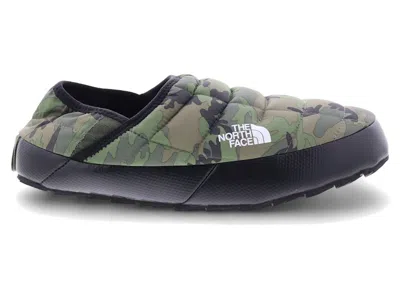 Pre-owned The North Face Men's  Thermoball Traction Mule V Brushwood Camo Print Sneakers In Thyme Brushwood Cam In Multi