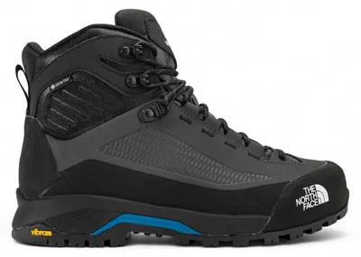 Pre-owned The North Face Men's  Verto Alpine Mid Goretex Sneakers In Asphalt Grey/black