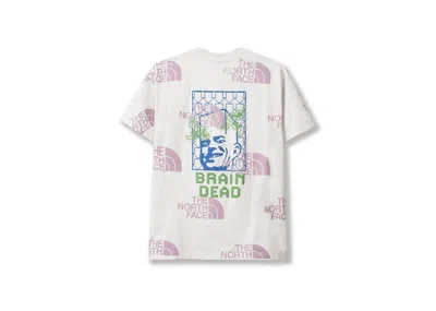 Pre-owned The North Face Men's  X Brain Dead Pocket Tee Shirt In Cream