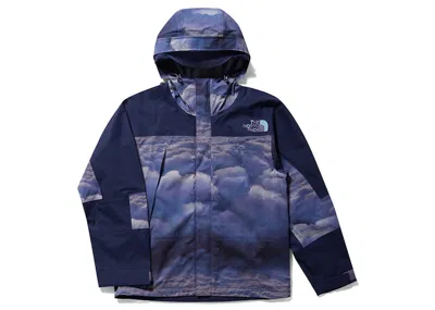 Pre-owned The North Face Men's  X Clot 3l Shell Jacket In Navy Blue