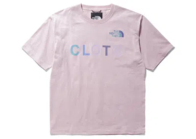 Pre-owned The North Face Men's  X Clot Logo Short Sleeve T-shirt In Pink