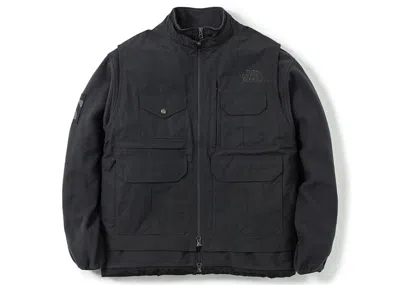 Pre-owned The North Face Men's  X Invincible 2 In 1 Denali Jacket In Asphalt Grey
