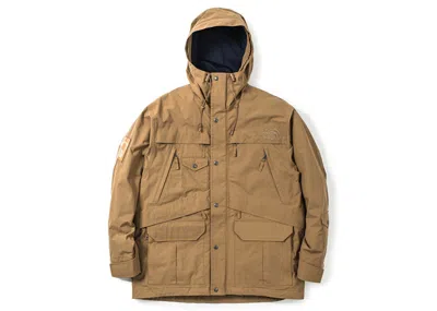 Pre-owned The North Face Men's  X Invincible Mountain Jacket In Utility Brown