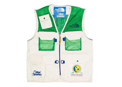 Pre-owned The North Face Men's  X Online Ceramics M66 Utility Vest In White Green
