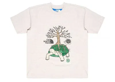 Pre-owned The North Face Men's  X Online Ceramics Regrind Knit Graphic T-shirt In White
