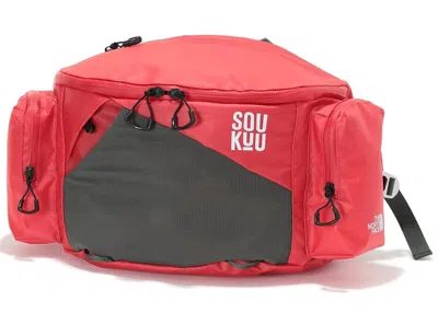 Pre-owned The North Face Men's  X Undercover Soukuu Bum Bag In Dark Cedar Green/high Risk Red