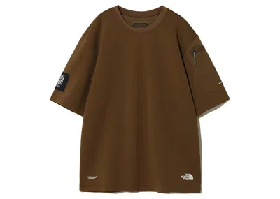 Pre-owned The North Face Men's  X Undercover Soukuu Dotknit T-shirt In Sepia Brown