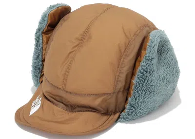 Pre-owned The North Face Men's  X Undercover Soukuu Down Cap In Bronze Brown/concrete Grey In Multi