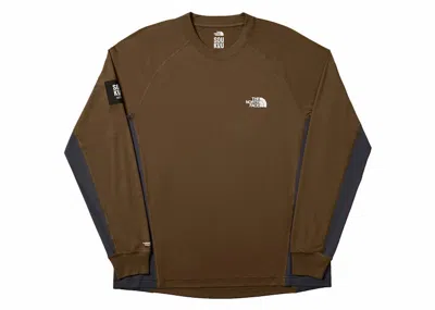 Pre-owned The North Face Men's  X Undercover Soukuu Trail Run Longsleeve T-shirt In Periscope Grey/dark Earth B