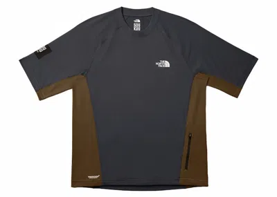 Pre-owned The North Face Men's  X Undercover Soukuu Trail Run T-shirt In Periscope Grey/dark Earth Brown In Multi