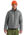 The North Face Thermoball Quilted Jacket In Gray