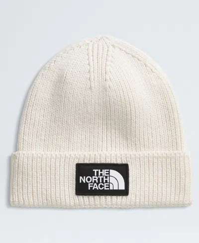 The North Face Men's Tnf Logo Box Cuffed Beanie In Neutral