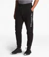 The North Face Men's Train N Logo Cuffed Pants In Black Print In Black