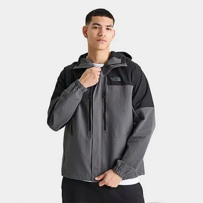The North Face Men's Trishull Woven Full-zip Hooded Jacket In Gray