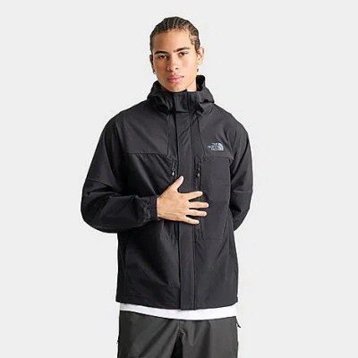 The North Face Men's Trishull Woven Full-zip Hooded Jacket In Black